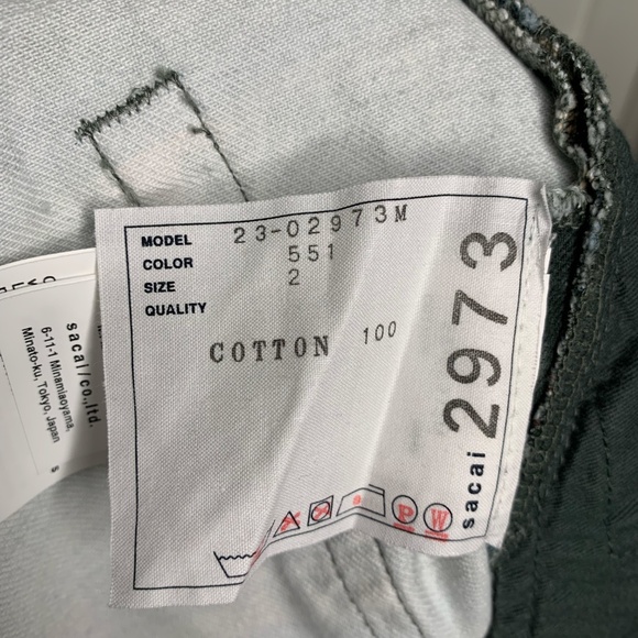 Sacai x Eric Haze Denim Pants - Picture 6 of 7